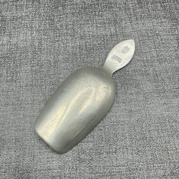 Vintage Pewter Scoop Stieff Williamsburg 4 ¾” Apothecary Ice Tea Sugar Caddy - Picture 2 of 10